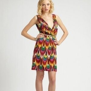 Alice + Olivia Alameda Printed Mini Dress size Medium EUC